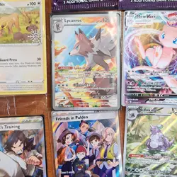 POKEMON TCG TRICK OR TRADE LOT PIKACHU V LYCANROC MEW VMAX SEALED PACKS - Image 4
