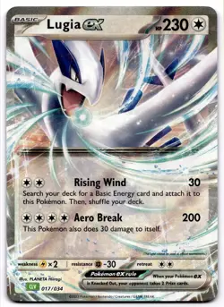 Lugia ex Classic Collection Trading Card Game Classic 017/034 NM Pokemon - Image 1