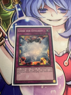 VANITY'S EMPTINESS SUPER RARE GERMAN THSF-EN059 DE059 LIGHT PLAY YUGIOH - Image 1