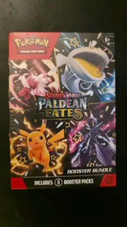 Sealed Pokemon TCG Scarlet & Violet Paldean Fates Booster Bundle NEW & SEALED - Image 1
