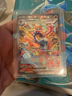 Pokemon Greninja EX TCG Sir 214/167 Scarlet & Violet Twilight Masquerade Pack Fr - Image 1