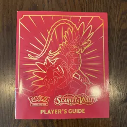 2023 Pokemon Scarlet & Violet Base Set Trainer Red Booklet - Player Guide - Image 1