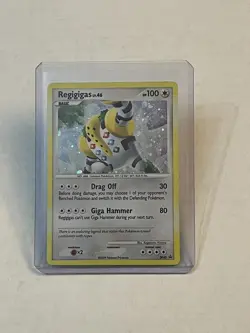 Pokemon TCG Regigigas DP40 Diamond and Pearl Holo Black Star Promo 2009 - Image 1