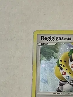 Pokemon TCG Regigigas DP40 Diamond and Pearl Holo Black Star Promo 2009 - Image 4