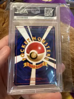 1996 Pokemon Japanese Base Set Tangela #114 PSA 10 - Image 2