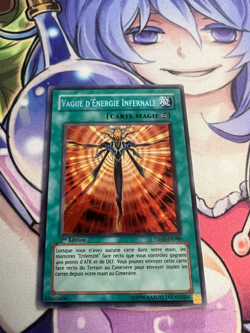 WAVE-MOTION INFERNO SECRET RARE FRENCH 1ST TSHD-EN088 FR088 LIGHT PLAY YUGIOH - Image 1