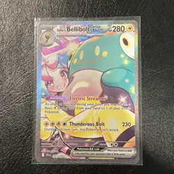 Pokemon TCG Iono's Bellibolt ex 183/159 Sv09 Full Art Holo Special Illustration… - Image 1