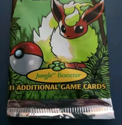 Pokemon Jungle 1999 Booster Pack Flareon Art New Sealed 742818060639 - Image 4