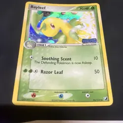 Bayleef 35/115 Reverse Holo Ex Unseen Forces Stamp Pokemon Lp - Image 1