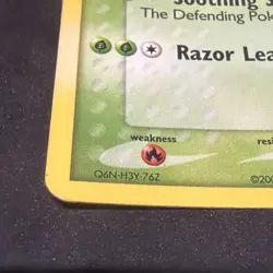 Bayleef 35/115 Reverse Holo Ex Unseen Forces Stamp Pokemon Lp - Image 2