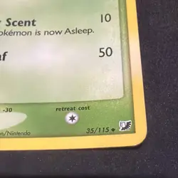 Bayleef 35/115 Reverse Holo Ex Unseen Forces Stamp Pokemon Lp - Image 3