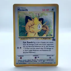 Pokemon TCG Karte - Meowth 10 Promo Holo Englisch Black Star - Image 1