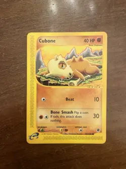 Cubone 103/165 Set Expedition Pokemon Card Eng Komiya NM - Image 1