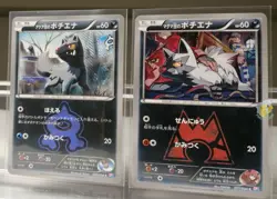 Pokemon 2015 CP1 - 1st Ed Team Aqua 016 & Team Magma's Poochyena 017/034 Cards - Image 2