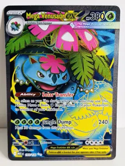 Mega Venusaur ex - 155/132 - Ultra Rare - Mega Evolution - Pokemon Card - - Image 1