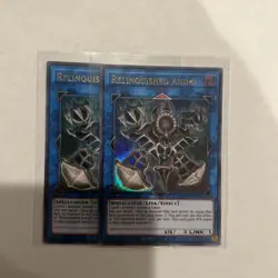Yugioh DUOV-EN053 Relinquished Anima x2 - Ultra Rare 1st Edition - Image 1