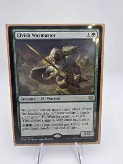 Elvish Warmaster Kaldheim Regular - Image 1