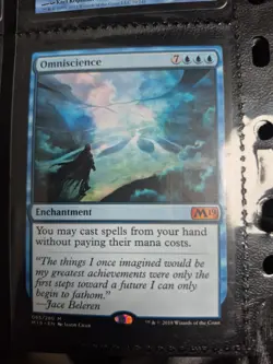 Omniscience - Magic 2019 - MTG Magic the Gathering - LP - Image 1