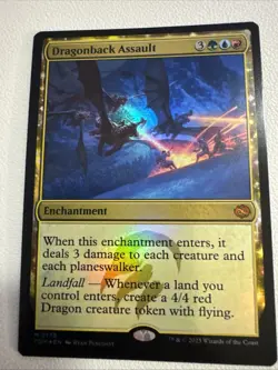 Dragonback Assault (NM Foil) TDM- 0179 Mythic MTG - Image 1