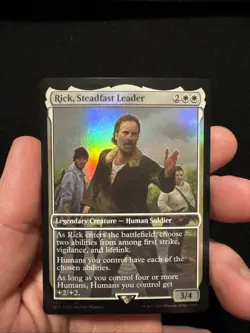 MTG Rick, Steadfast Leader (143/3004) Secret Lair Drop Series LP FOIL - Image 1