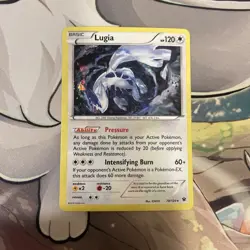 Lugia Fates Collide 78/124 - Exclusive Cracked Ice Holo - Pokemon TCG - 2016 NM - Image 2