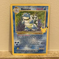 Pokemon Celebrations Blastoise 2/102 Classic Collection Holo Near Mint 2021 NM - Image 1