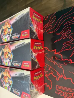 SEALED POKEMON SAMS CLUB PRISMATIC EVOLUTIONS SUPRISE BOX BOOSTER BUNDLE (3PACK) - Image 2