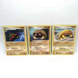 Pokemon TCG Kabuto Card Lot 67/99 51/108 67/100 - Image 1