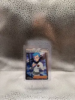 Pokemon TCG Team Rockets Archer Destined Rivals Super Rare Trainer Card 223/182 - Image 1