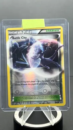 Pokemon Battle City Trainer Stadium BW39 Promo Holo Black & White EN Card - Image 1