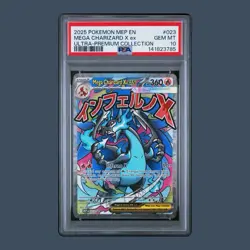 PSA 10 GEM MT Mega Charizard X Ex 023, 2025 Pokemon Mega Evolution Promo, MEP EN - Image 1