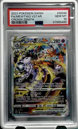 Mewtwo VSTAR CHARIZARD PSA 10 RARE HOLO REFRACTOR POKEMON GRADED INVESTMENT CARD - Image 4