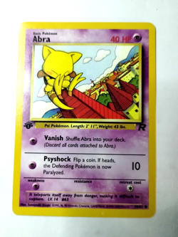 Pokemon TCG Abra Team Rocket 49 Regular 1st Edition Common - Uncirculated - Image 1