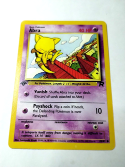 Pokemon TCG Abra Team Rocket 49 Regular 1st Edition Common - Uncirculated - Image 2
