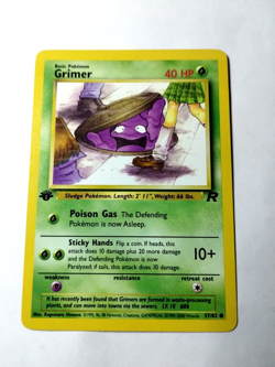Pokemon TCG Grimer Team Rocket 57 Regular 1st Edition Common - Uncirculated - Image 1