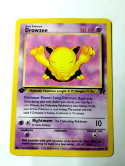 Pokemon TCG Drowzee Team Rocket 54 Regular 1st Edition Common - Uncirculated - Image 1