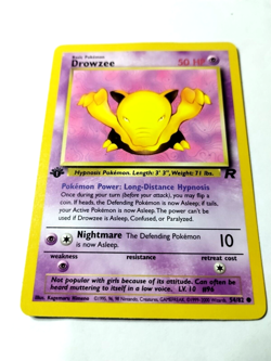 Pokemon TCG Drowzee Team Rocket 54 Regular 1st Edition Common - Uncirculated - Image 2