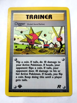 Pokemon TCG Digger Team Rocket 75 Regular 1st Edition Uncommon - Uncirculated - Image 1