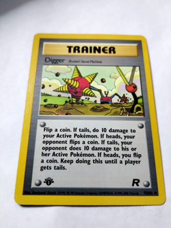 Pokemon TCG Digger Team Rocket 75 Regular 1st Edition Uncommon - Uncirculated - Image 2