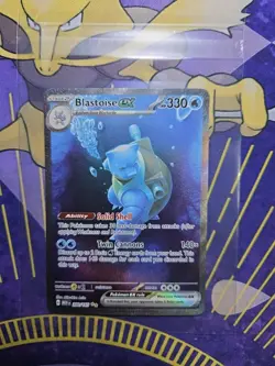 Blastoise ex 200/165 - Scarlet Violet 151 Special Illustration Rare - Near Mint - Image 1