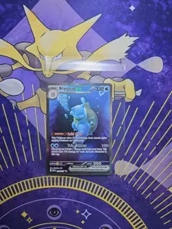 Blastoise ex 200/165 - Scarlet Violet 151 Special Illustration Rare - Near Mint - Image 2