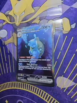 Blastoise ex 200/165 - Scarlet Violet 151 Special Illustration Rare - Near Mint - Image 4