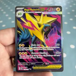Pokemon TCG Mega Manectric EX 158/132 Ultra Rare Mega Evolutions Mint - Image 1
