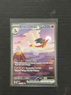 Pokemon Charizard EX 199/165 Scarlet & Violet 151 SIR NM English - Image 1