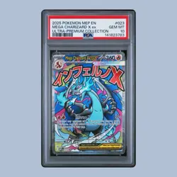 PSA 10 GEM MT Mega Charizard X Ex 023, 2025 Pokemon Mega Evolution Promo, MEP EN - Image 1