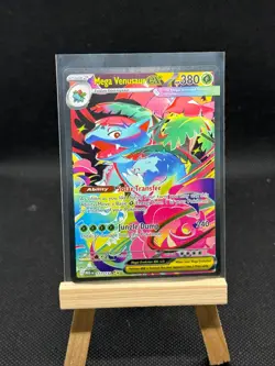 Pokemon Mega Evolutions Mega Venusaur Ex 177/132 Special Illustration Rare - Image 1