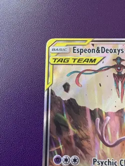 ✨ Espeon & Deoxys GX – SM240 – TAG TEAM Promo – Pokemon TCG (English) - Image 4