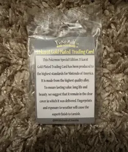 1999 Burger King Pokemon 23K Gold-Plated Togepi Trading Card in Poke Ball - Image 3