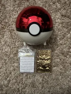1999 Burger King Pokemon 23K Gold-Plated Togepi Trading Card in Poke Ball - Image 4