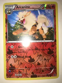 1x Arcanine - 13/99 - Uncommon - Reverse Holo Lightly Played Pokemon BW - Next D - Image 1